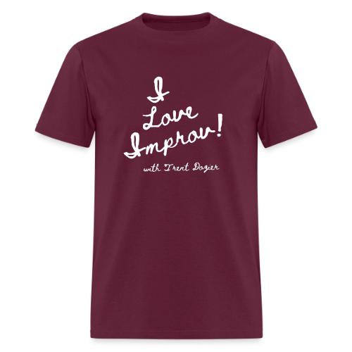 I Love Improv White - Men's T-Shirt
