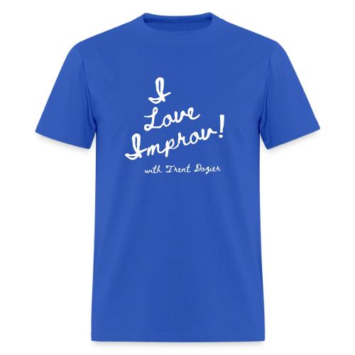 I Love Improv White - Men's T-Shirt