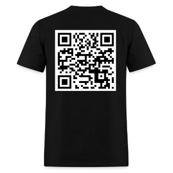 Funny QR Trump Dancing - Men's T-Shirt - black - Back - Jose (178cm)
