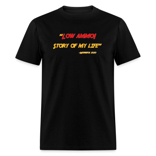 Logoed back with low ammo front - Men's T-Shirt