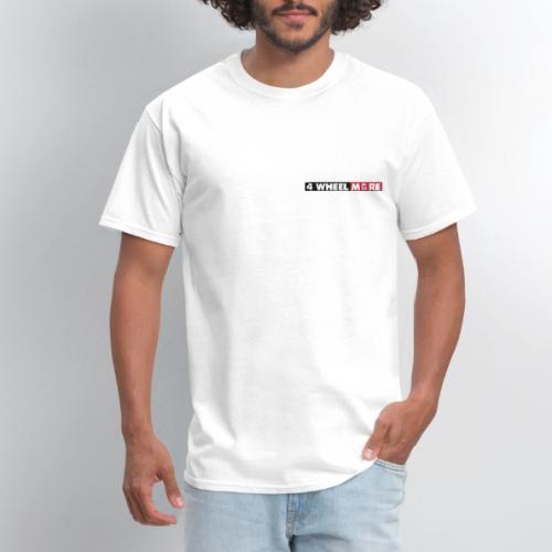 4 Wheel More Rectangle Logo - Men's T-Shirt