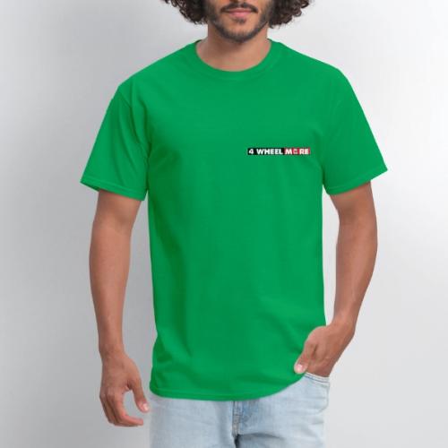 4 Wheel More Rectangle Logo - Men's T-Shirt