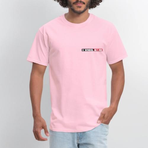 4 Wheel More Rectangle Logo - Men's T-Shirt
