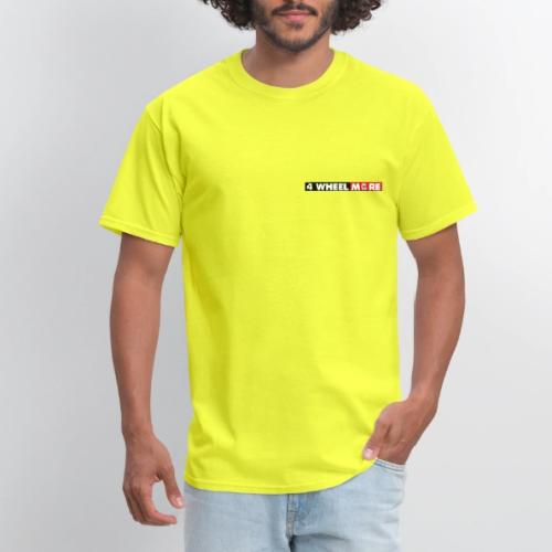 4 Wheel More Rectangle Logo - Men's T-Shirt
