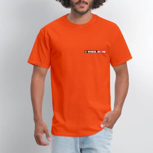 4 Wheel More Rectangle Logo - Men's T-Shirt