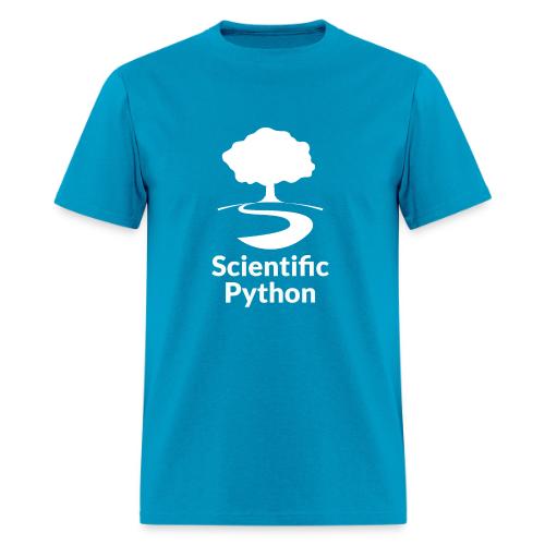 scientific python white logo - Men's T-Shirt