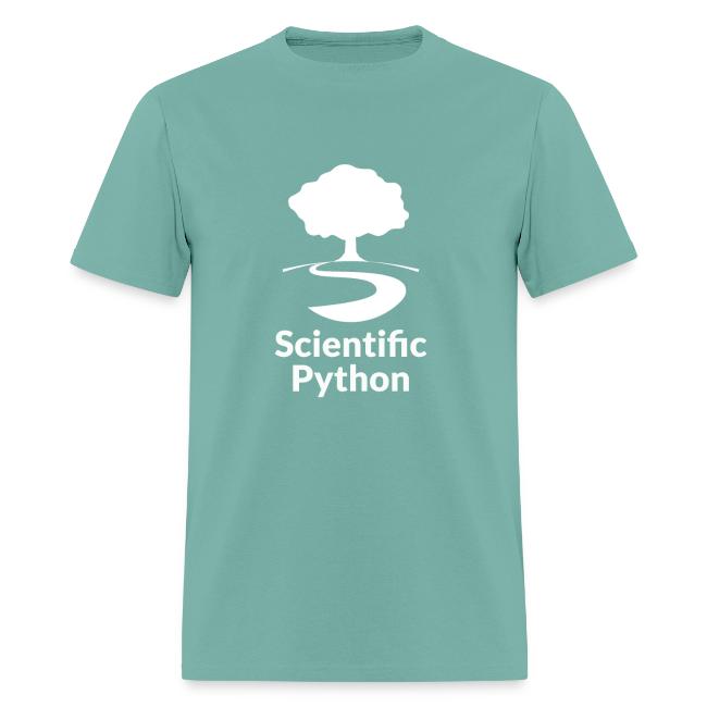 scientific python white logo