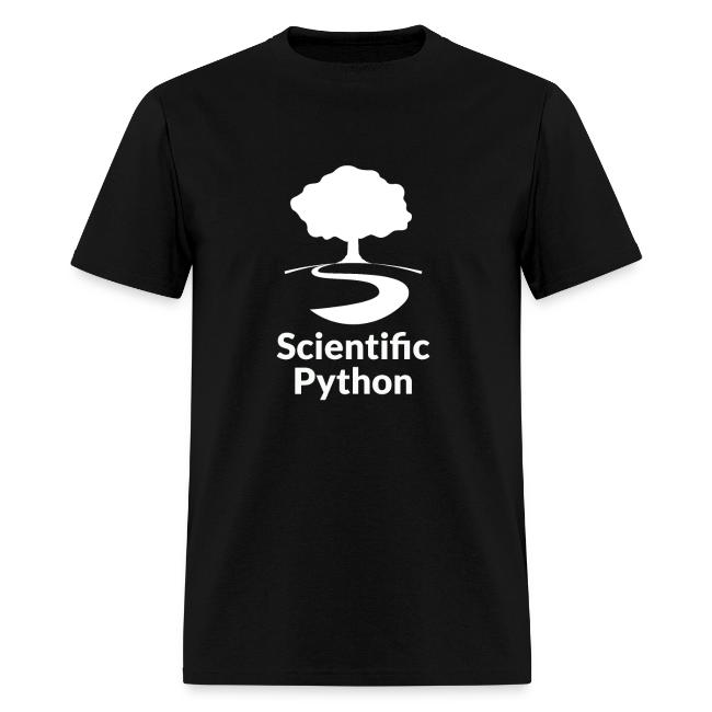 scientific python white logo