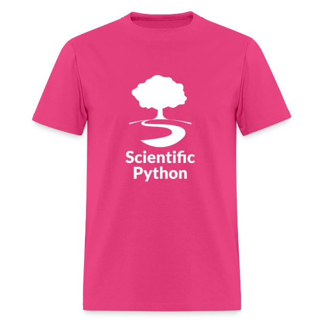 scientific python white logo
