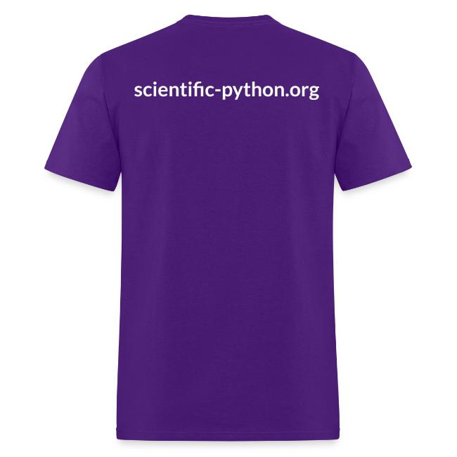 scientific python white logo