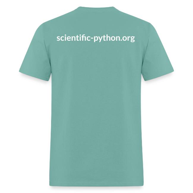 scientific python white logo