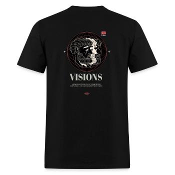 VISIONS - Men's T-Shirt - black - Back - Jose (178cm)