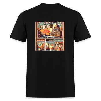 Vintage Posters - Men's T-Shirt - black - Back - Jose (178cm)
