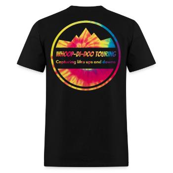 Whoop Di Doo touring tie Tie Die - Men's T-Shirt - black - Back - Jose (178cm)