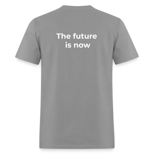 The future is electric/The future is now - Men's T-Shirt