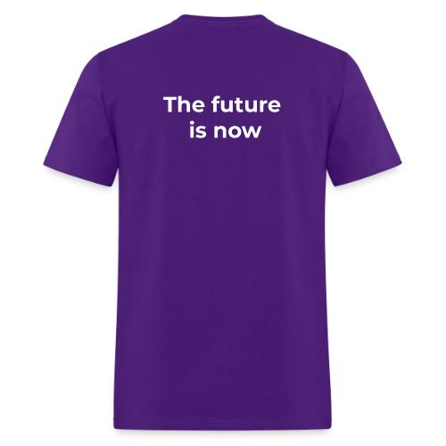 The future is electric/The future is now - Men's T-Shirt