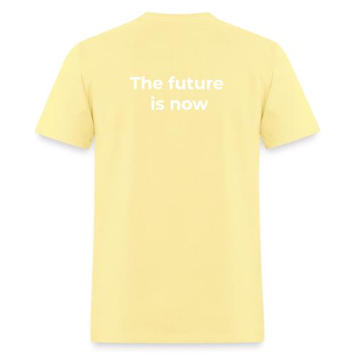 The future is electric/The future is now - Men's T-Shirt