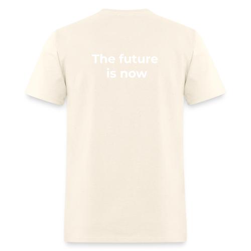 The future is electric/The future is now - Men's T-Shirt