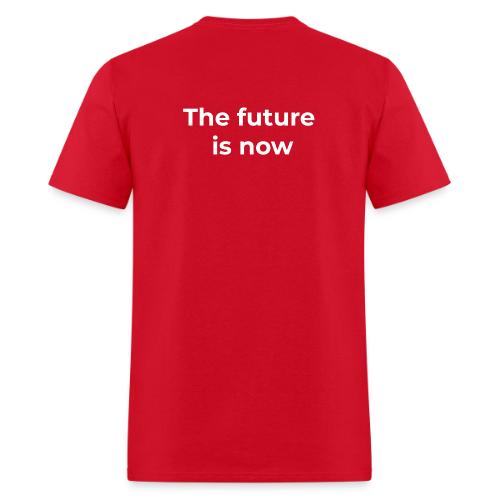 The future is electric/The future is now - Men's T-Shirt