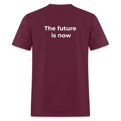 The future is electric/The future is now - Men's T-Shirt