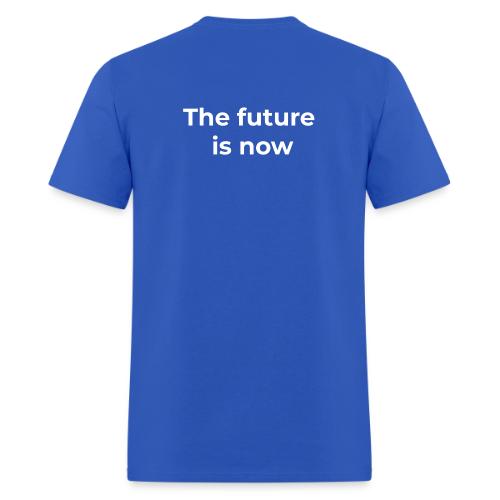The future is electric/The future is now - Men's T-Shirt