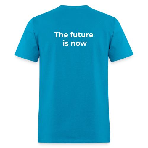 The future is electric/The future is now - Men's T-Shirt