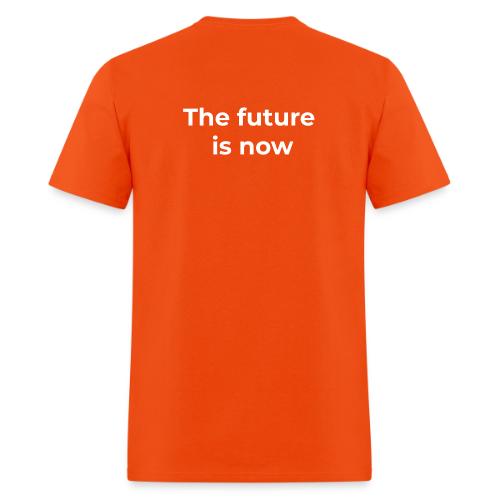 The future is electric/The future is now - Men's T-Shirt