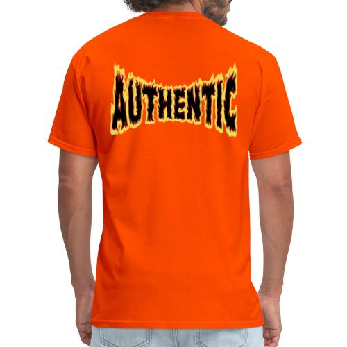 authentic on fire - Men's T-Shirt