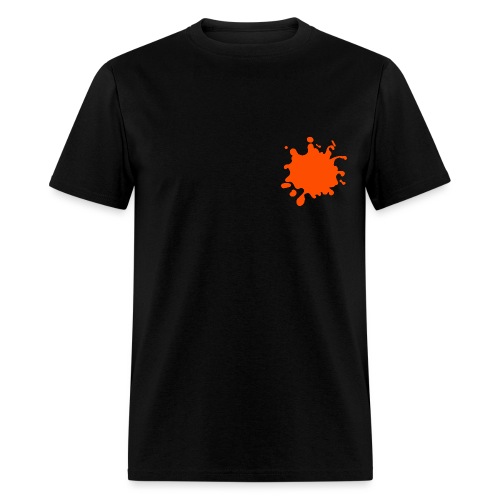 Black Explosion Network Logo w/Pocket Splatter Tee - Men's T-Shirt