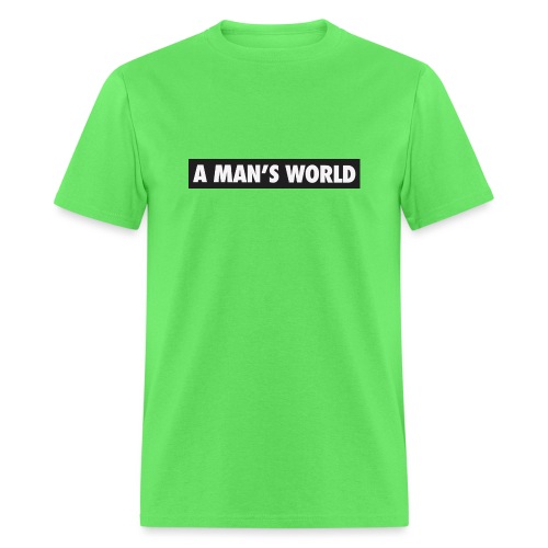 A mans World LOGO T - Men's T-Shirt
