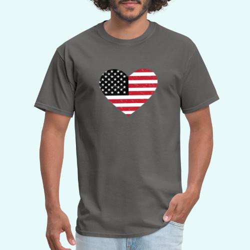 HEART FLAG - Men's T-Shirt