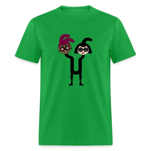 Alphabet Letter U - Strange Two Headed Woman - Men's T-Shirt