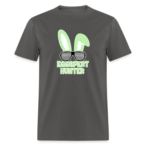 Eggspert Hunter Easter Bunny with Sunglasses - Men's T-Shirt