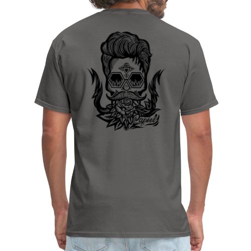 Papeel Skull Rofire - Black - Men's T-Shirt