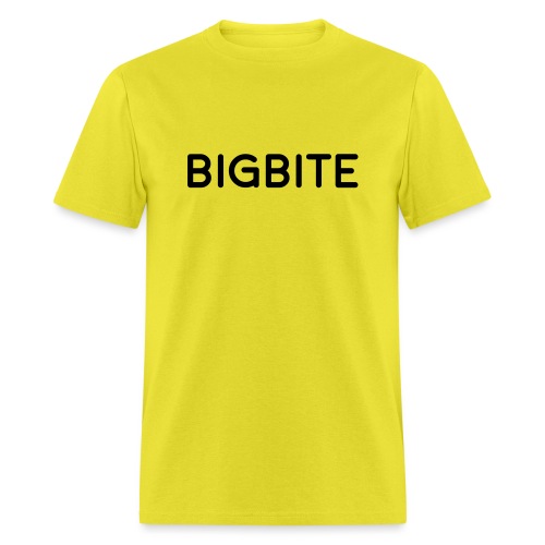 BIGBITE logo red (USE) - Men's T-Shirt