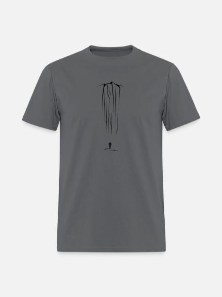 The Climb - Men's T-Shirt - charcoal