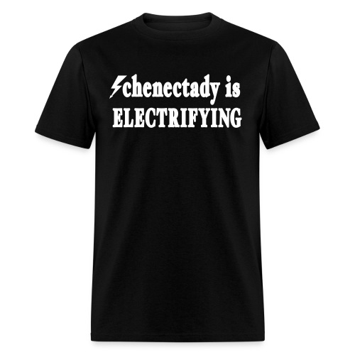 New York Old School Schenectady is Electrifying - Men's T-Shirt