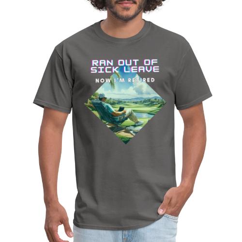 Farewell Office, Hello Greens! - Funny Retirement - Men's T-Shirt