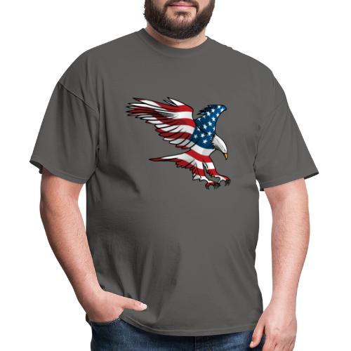Patriotic American Eagle - Men's T-Shirt