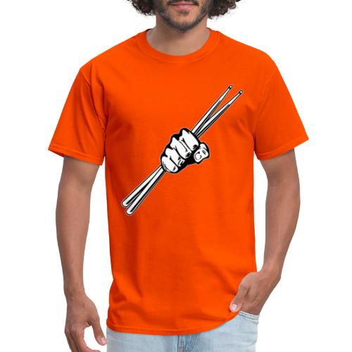 Drum Sticks Fist Punch - Men's T-Shirt