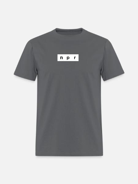 Npr Tshirt - Men's T-Shirt - charcoal