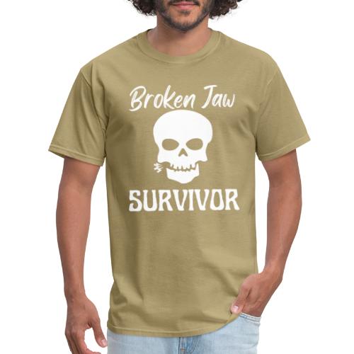 Broken Jaw Survivor Tee Funny Jaw Bone Fracture - Men's T-Shirt