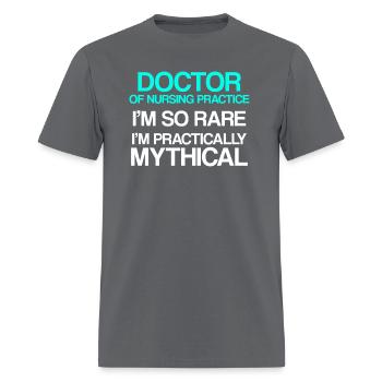 Dnp Doctor Of Nursing Practice Practically Rn Nurs - Men's T-Shirt - charcoal - Front - Jose (178cm)