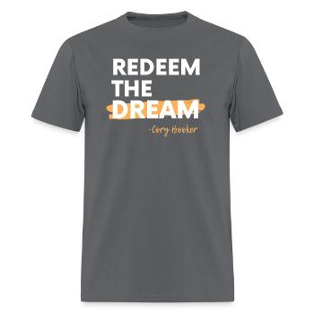 Redeem The Dream - Men's T-Shirt - charcoal - Front - Jose (178cm)