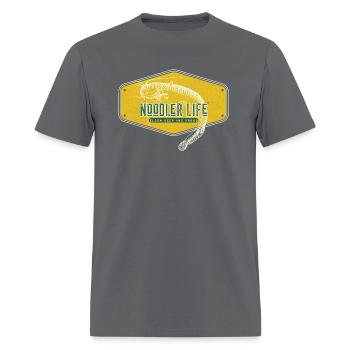 Elbow Deep Proud Noodle Life - Men's T-Shirt - charcoal - Front - Jose (178cm)
