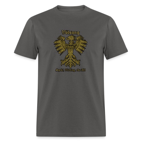Völsung Eagle and motto - Men's T-Shirt