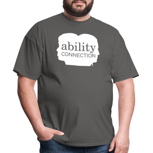 AbilityConnectionLogo White 7in - Men's T-Shirt