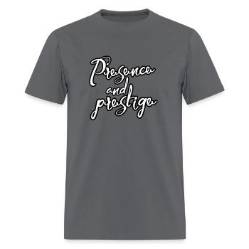 Presence and prestige - Men's T-Shirt - charcoal - Front - Jose (178cm)