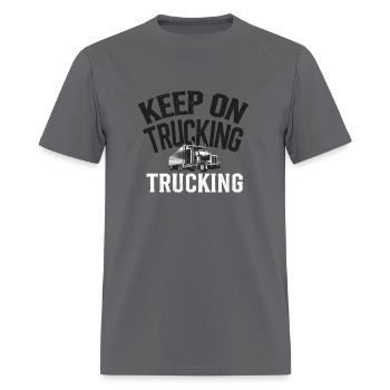 Truck Trucker I May Not Have a but Have Cdl T-S - Men's T-Shirt - charcoal - Front - Jose (178cm)