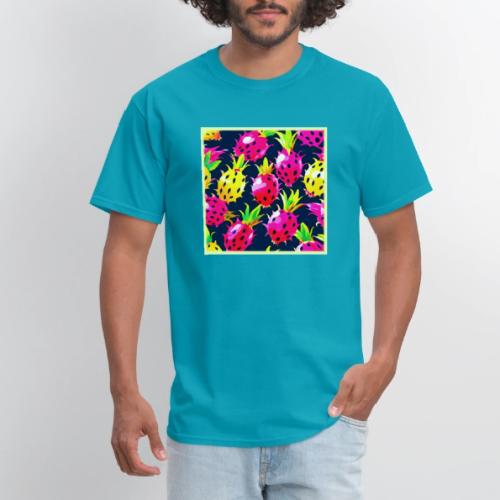 Tropical Dragon Fruit Fiesta - Men's T-Shirt